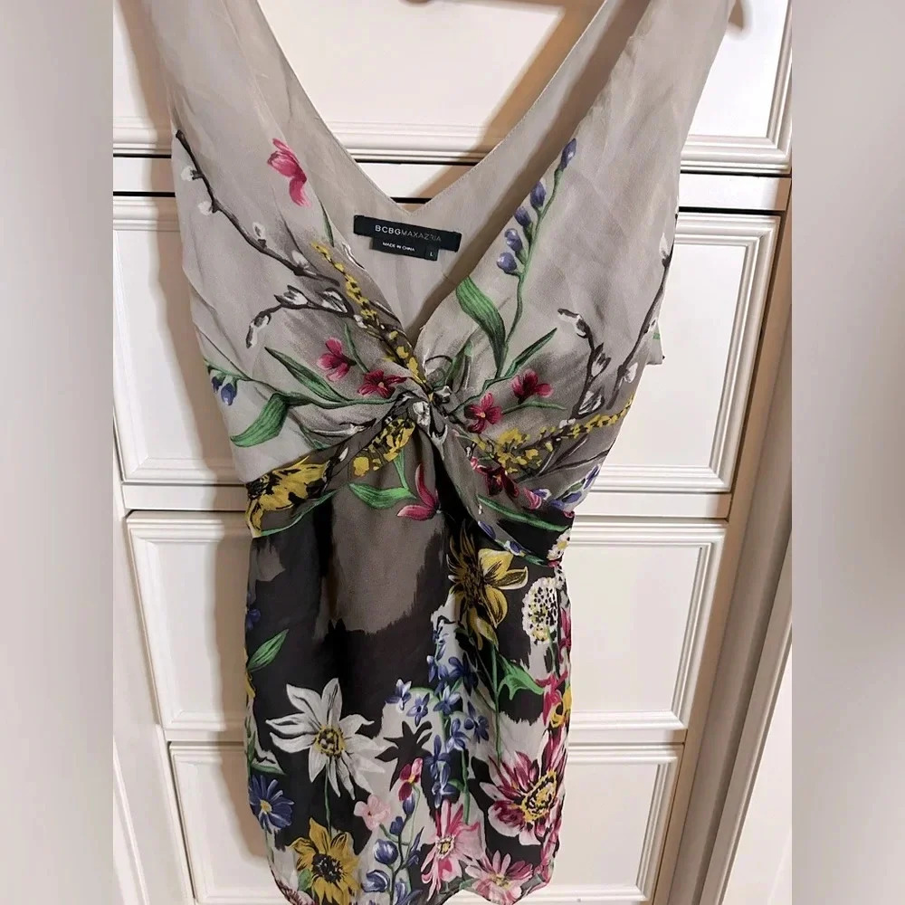BCBGMaxAzria Floral Tank Top - Multicolor